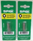 2 Pack Spax Torx T40 1" Insert Drive Bit For 5/16 T-star Washer Head Power Lags New. Price: $7.95.