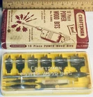 Craftsman 9-2082 Power Wood Boring Set Usa 10PC Spade Drill Case /LS2 Used. Price: $24.99.