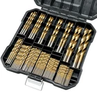 Axelord 99 Pcs Drill Bit SET1/16 -3/8 , 135 Tip Titanium Coated High Speed S... New. Price: $32.35.