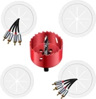 Cable Hider For Wall-mounted Tvs, Kit 4 Through And 1 Saw Drill New. Price: $11.99.