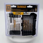 Dewalt DD5165 23 Pc Pilot Point Titanium Coated Drill Bit Set - Nip New. Price: $22.35.