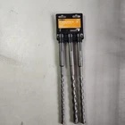 Warrior 13 In Masonry Drill Bit Set 3PC Sds Max Rotary Hammer Silver 1/2 5/8 3/4 Open. Price: $30.00.