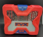 Fyx Household Drill And Drive Mixed Set For Wood, Metal & Masonry (33 Pcs) New. Price: $27.00.