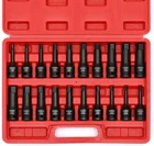 Mixpower 1/2" Master Impact Hex Bit Set, Driver, 20-PIECE One Size New. Price: $65.32.