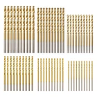 Amoolo Titanium Drill Bit Set Pcs), Premium 4341 Hss 3/64"-1/8"(60PCS) New. Price: $19.15.