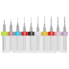 Focmkeas 20PCS Pcb Drill Bits Set, 1/8" Shank 0.15MM-1.0MM Micro 0.15-1.00MM New. Price: $15.56.