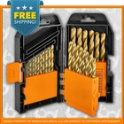 Warrior 29 Piece Titanium Index Drill Bit Set For Metal, Wood & Plastic - W/case New. Price: $26.95.