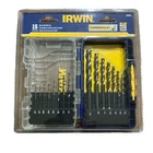 Irwin 15-PIECE Turbomax Drill Bit Set High-speed Steel Metal Wood Plastic Case New. Price: $25.47.