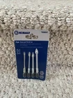 Kobalt 4 Piece Glass And Tile Bit Set #0280527 New. Price: $8.99.
