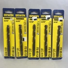 5 Packs- Irwin 73626 13/32" High Speed Steel Drill Bit New. Price: $14.99.