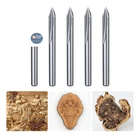 Huhao 5PCS Cnc Wood Carving Router Bit SET,45 Degree 3.175*45 *0.1MM New. Price: $50.54.
