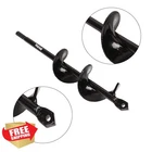 Jayzod Auger Drill Bit 1.6X8.7" And 4X12" Garden Planting Bulb Hex Drive New. Price: $27.99.