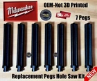 Milwaukee Interchangeable Pegs Replacement Parts For Small Hole Saw Case 7 New. Price: $11.39.