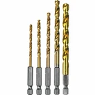 Makita D-35318 Titanium Coated Drill Bit Set, 1/4-INCH, 5-PACK New. Price: $33.32.