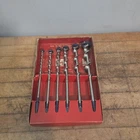 Vintage Craftsman No. 9-4156 Set Auger Bits With Metal Wall Rack Usa Made Used. Price: $35.00.