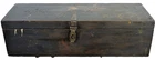 Tool Box, Painted Wood / 12 Handsaws - Disston, Atkins, Superior, Crosscut, Rip Used. Price: $323.70.
