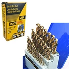 Maxtool Pieces Drill Set 29PCS/29-PIECE Twist Bit 8% Cobalt Hss ... New. Price: $245.13.
