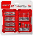 New Freud Diablo DSC-S45 Piece Impact Strong Screwdriver Drill Bit Set. Price: $29.95.