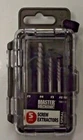 Master Mechanic 788713 Mibro Group 5 Piece Spiral Screw Extractor Set New. Price: $6.00.