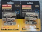 2 Pk Quick-connect Studs Craftsman Professional Air Powered Tools 16381 New. Price: $8.00.