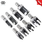 8PCS Wood Plug Hole Cutter Dowel Maker Cutting Shank Drill Bit Set Carbon Steel New. Price: $14.06.
