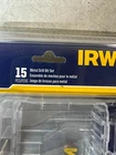 New Irwin 15PC Metal Drill Bit Set Pn: 318015. Price: $18.00.