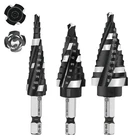 Gmtools M35 Four Spiral Flute Cobalt Step Drill Bit Set 1/8"-7/8", New. Price: $70.88.