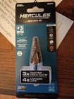 Hercules HA22-67 Step Drill Bit 9-HOLE 1/4" Hex Cobalt Steel Bronze New. Price: $28.00.
