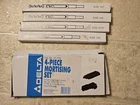 Delta 1/4", 5/16", 5/8" And 1/2" X Mortising Chisel & Bit Set Open. Price: $100.00.