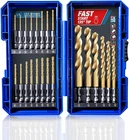 Highfire 22 Pieces Hex Shank Drill Bit Set For Impact Driver, Hss Twist Titan... New. Price: $52.88.