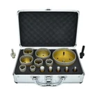 Diamond Hole Saw Kit 15PCS Tile 5/8-11 Thread Drill Bits F... New. Price: $156.16.