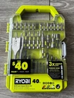 Ryobi 40 Pc Drill & Impact Drive Set Bits Wood Metal Plastic New. Price: $15.00.