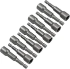 Hordion 10PCS 3/8 Inch Nut Driver Set, Magnetic Extension Socket Drill Bit Holde New. Price: $18.21.