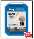 Kreg P-map Solid-wood Pocket-hole Plugs Maple (50 Count) New. Price: $20.77.
