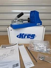 Kreg K4 Pocket Hole Jig System Complete Kit Sealed Drill Bit Open Box. Price: $54.99.