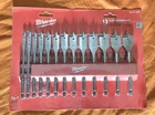 Milwaukee 48-27-1520 13PC Flat Spade Hole Wood Boring Bit Set High Speed Premium New. Price: $29.99.