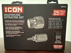 New Icon Multispline Screw Extractor Set, 25-PIECE XMS-25 58699. Price: $62.00.