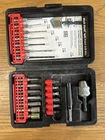 Porter Cable Screwdriver And Drill Bit Set With Case, 22 Pieces Used. Price: $16.99.