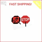 Cortina Abs Plastic Pole Mounted Paddle Sign, Stop/slow, 03-851, 18 With 9 New. Price: $34.76.