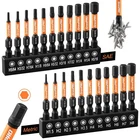 Grenpro Allen Wrench Drill Bit Set Hex 2" 22PCS(METRIC&SAE), Orange New. Price: $16.99.