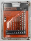 Pc Black & Decker General Purpose Drill Bit Set New # 15-110. Price: $9.99.