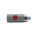 (1/5) Milton S-99706 "m" Style Safety Coupler Push Button 1/4" Mnpt, 36 Cfm New. Price: $23.80.