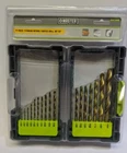 Master Mechanic 647386 Titanium Nitride Drill Bit Set, 17-PIECE New. Price: $11.00.