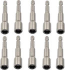 10 Pcs 5/16 Inch Magnetic Hex Nut Driver Drill Bit Set Quick Change Socket New. Price: $16.00.