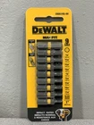 Dewalt DWA1HS-9V Max Fit Hex In. Insert Bit Set S2 Tool Steel Pc New. Price: $9.12.