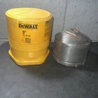 Dewalt DW5906 5" X 4" Tungsten Carbide Tipped Spline Shank Core Bit Body Used. Price: $125.00.