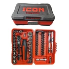 Compact Socket And Bit Set - 52 Piece Professional Grade Compatible With Icon New. Price: $79.99.