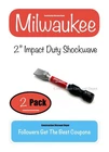Pack Slotted SL#12 9/32" Milwaukee Shockwave Impact Duty Drill Bits New. Price: $9.44.
