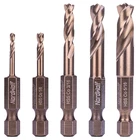 5-PIECE M35 Cobalt Stubby Drill Bit Set For Stainless Steel & Hard Metals, With New. Price: $32.28.
