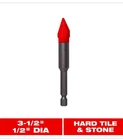 Diablo Hard Tile And Stone Carbide Tipped Hex Power Tool Drill Bit 1/2" DMANSP10 New. Price: $10.00.